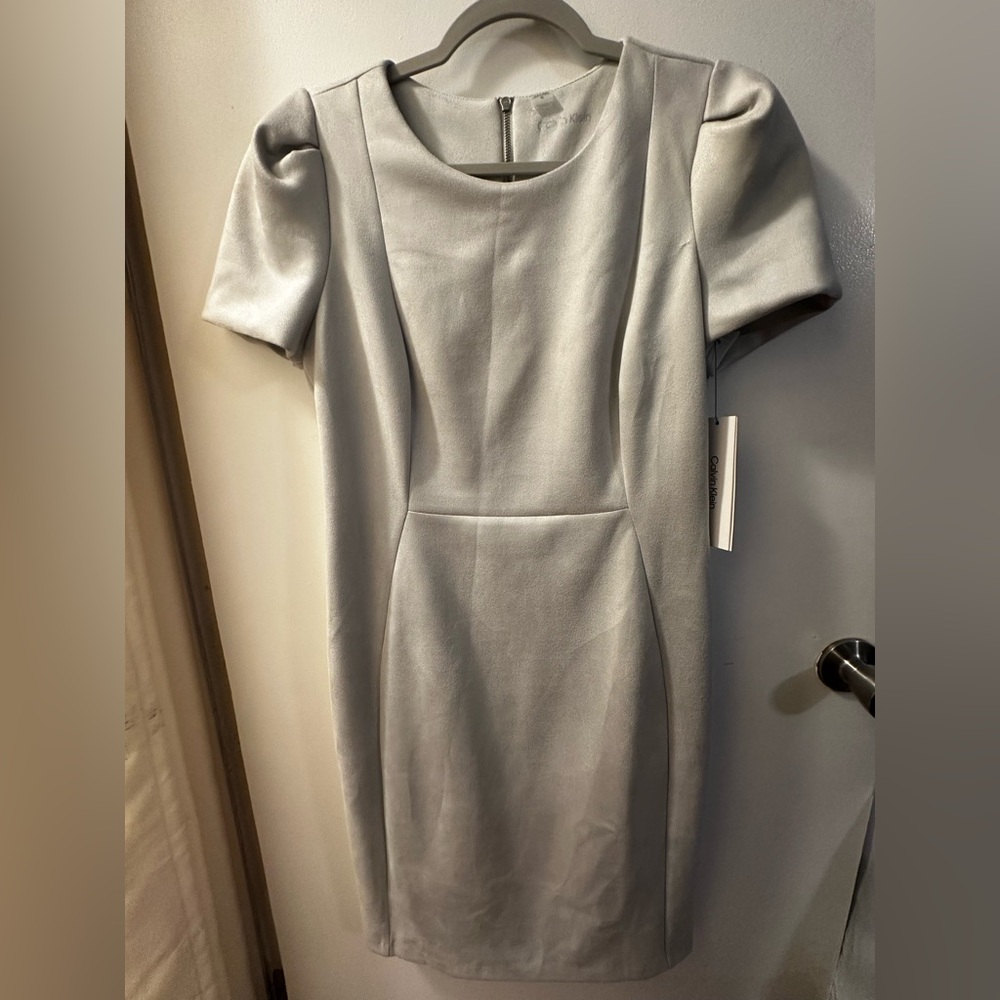 Calvin Klein Faux Suede Dress